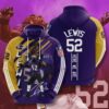 Baltimore Ravens Custom Sport All Over Print Hoodie 3D 4 Baltimore Ravens Custom Sport All Over Print Hoodie 3D 4 0