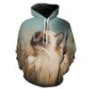 Beautiful Cat Animal Hoodie 3D Beautiful Cat Animal Hoodie 3D 0