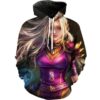 Beautiful Elf High Fantasy Elf Artwork Hoodie 3D Beautiful Elf High Fantasy Elf Artwork Hoodie 3D 0