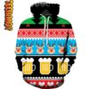 Beer Christmas 3D Hoodie 0