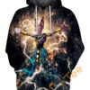 Beerus Anthropomorphic Hoodie 3D 0