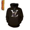 Black Goku with Louis Vuitton Hoodie 0