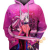 Black Lady Crystal Hoodie 3D 0
