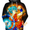 Blue Energy Blast Hoodie 3D Blue Energy Blast Hoodie 3D 0