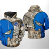 Boise State Broncos NCAA Camo Veteran Hunting 3D Hoodie Zipper Hoodie 0
