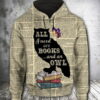 Book And Owl 3D Hoodie Zipper Hoodie 0