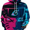 Boruto Naruto Print Pullover With Front Pocket All Over Print Hoodie 3D 0