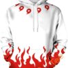Boruto Naruto Print Pullover With Front Pocket Sport All Over Print Hoodie 3D 0