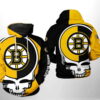 Boston Bruins NHL Grateful Dead 3D Hoodie Zipper Hoodie Boston Bruins NHL Grateful Dead 3D Hoodie Zipper Hoodie 0