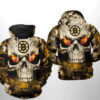 Boston Bruins NHL Skull 3D Hoodie Zipper Hoodie Boston Bruins NHL Skull 3D Hoodie Zipper Hoodie 0
