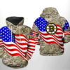 Boston Bruins NHL US FLag Camo Veteran 3D Hoodie Zipper Hoodie 0