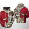 Boston College Eagles NCAA Camo Veteran Hunting 3D Hoodie Zipper Hoodie 0