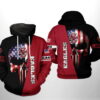 Boston College Eagles NCAA US Flag Skull 3D Hoodie 0