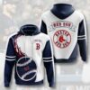 Boston Red Sox Custom Sport All Over Print Hoodie 3D 0