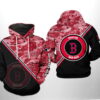 Boston Red Sox MLB Camo Team 3D Hoodie Zipper Hoodie 0