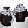 Boston Red Sox MLB Camo Veteran 3D Hoodie Zipper Hoodie 0