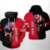 Boston Red Sox MLB US Flag Skull 3D Hoodie Zipper Hoodie Boston Red Sox MLB US Flag Skull 3D Hoodie Zipper Hoodie 0