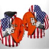 Bowling Green Falcons NCAA US FLag 3D Hoodie 0