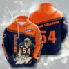 Brian Urlacher Chicago Bears 3D Hoodie 0