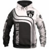 Brooklyn Nets Hoodie 3D Zip Hoodie for Fans Brooklyn Nets Hoodie 3D Zip Hoodie for Fans 0