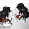 Brooklyn Nets NBA Mickey 3D Hoodie 0