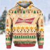 Budweiser Beer Bottle Print Ugly Hoodie 3D 0