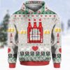 Budweiser Beer Red Bottles Hoodie 3D 0