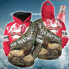 Budweiser Hoodie 3D ELk Hunting Beer Lovers Gift 0