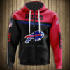 Buffalo Bills 3D Skull Hoodie Pullover Zip Hoodie for Fans Buffalo Bills 3D Skull Hoodie Pullover Zip Hoodie for Fans 0