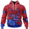 Buffalo Bills Hoodie 3D Devil Eyes Gift for Fans 0
