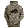 Buffalo Bills Hoodie Army Graphic Zip Hoodie Pullover Gift for Fans Buffalo Bills Hoodie Army Graphic Zip Hoodie Pullover Gift for Fans 0