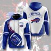 Buffalo Bills Hoodie Flame Balls Graphic Gift for Fans 0