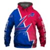 Buffalo Bills Hoodie Zigzag Graphic Zip Hoodie Gift for Fans 0