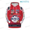 Busch Light Apple Hoodie 3D Kevin Harvick Gift For Beer Lovers 0
