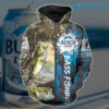 Busch Light Hoodie 3D Bass Fishing Beer Lovers Gift 0