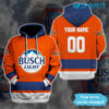 Busch Light Hoodie 3D Custom Name Beer Lovers Gift Busch Light Hoodie 3D Custom Name Beer Lovers Gift 0