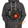 Calcifer All Over Print Hoodie 3D 0