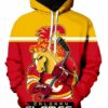 Calgary Flames Hoodie 3D UltraCool Long Sleeve Gift for Fans 0