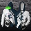 Carlton Football Club Afl Skull Custom 3D All Over Print Hoodie Carlton Football Club AFL Skull Custom 3D All Over Print Hoodie 1