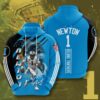 Carolina Panthers Custom All Over Print Hoodie 3D Carolina Panthers Custom All Over Print Hoodie 3D 0