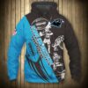 Carolina Panthers Hoodie 3D Cartoon Player Cute Zip Hoodie 0