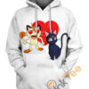 Cat Match Hoodie 3D 0