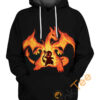 Charmander And Charizard Hoodie 3D Charmander And Charizard Hoodie 3D 0