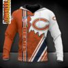 Chicago Bears 3D Football NFL Hoodie 0