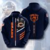 Chicago Bears Custom Sport All Over Print Hoodie 3D 3 Chicago Bears Custom Sport All Over Print Hoodie 3D 3 0