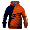 Chicago Bears Hoodie Longsleve Zip Hoodie for Fan Chicago Bears Hoodie Longsleve Zip Hoodie for Fan 0