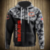 Chicago Bears Military Hoodie 3D Zip Hoodie 3D Zip Hoodie Long Sleeve New Season 0
