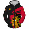Chicago Blackhawks Hoodie 3D Zip Hoodie Gift for Fans 0