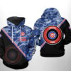 Chicago Cubs MLB Camo Team 3D Hoodie 0