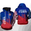 Chicago Cubs MLB Team US 3D Hoodie 0